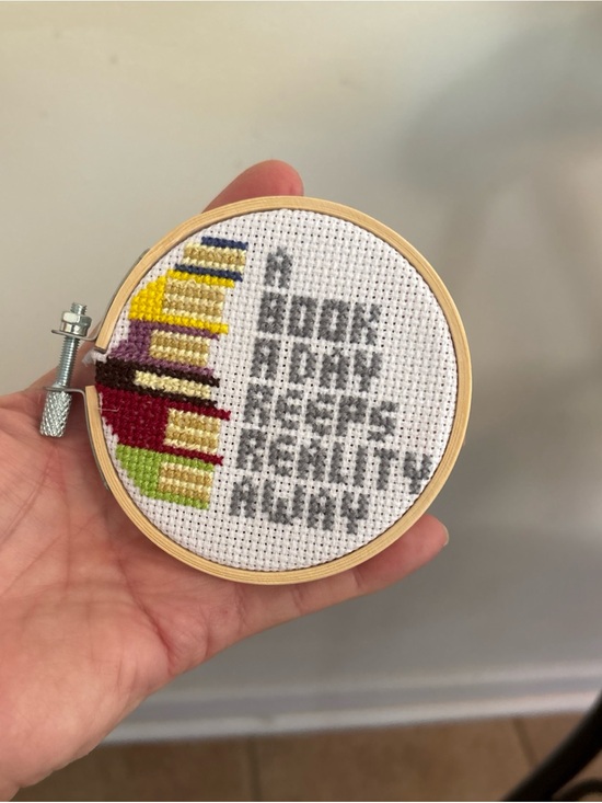 Handmade Other - Handmade Cross Stitch Hoop Art - Completed and framed stichery